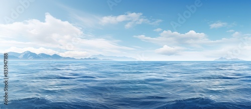 Beautiful seascape. Creative banner. Copyspace image