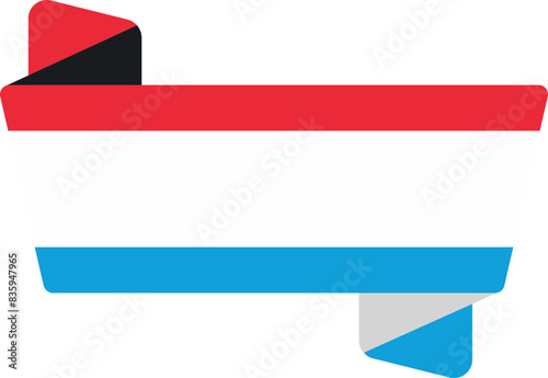 Folded icon Of Luxembourg Flag Free Download Folded icon Of Luxembourg Flag - GFXLoad