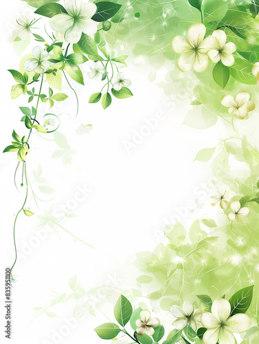 blooming floral background. Presentations and product displays. space for the text  the inscription  romantic nature