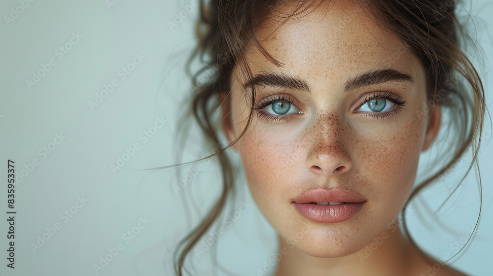 portrait of young beautiful woman with perfect smooth skin isolated over white background tenderness and sensuality .hight relustion portrait of young beautiful woman with perfect smooth skin isolated over white background tenderness and sensuality .hight relustion