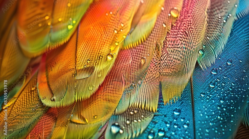 Natural Abstractions: Captivating Photography Exploring the Abstract Beauty Found in Feathers. High-Resolution, Artistic Composition Showcasing the Intricate Patterns and Textures of Nature's Elegance Natural Abstractions: Captivating Photography Exploring the Abstract Beauty Found in Feathers. High-Resolution, Artistic Composition Showcasing the Intricate Patterns and Textures of Nature's Elegance
