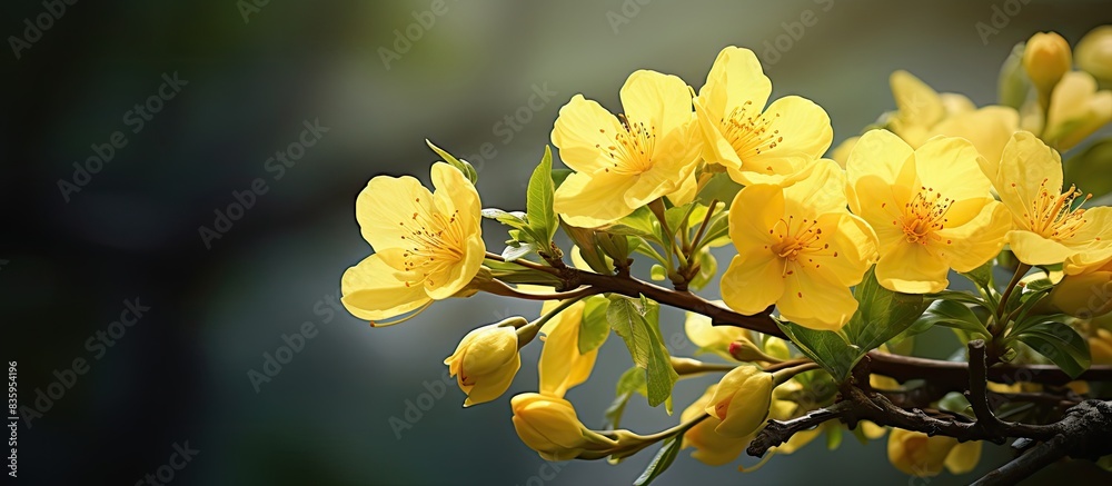 Most beautiful Yellow Flower in the garden. Creative banner. Copyspace image Most beautiful Yellow Flower in the garden. Creative banner. Copyspace image