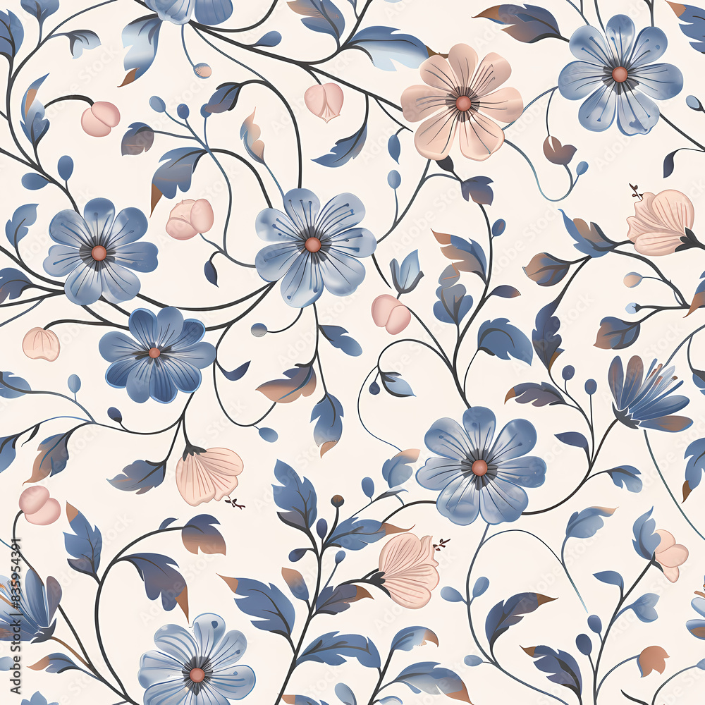 Seamless pattern for fabric designs., wallpaper, background