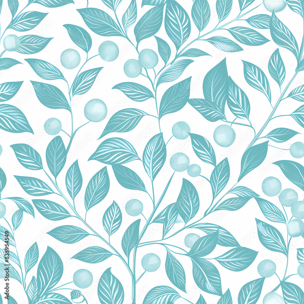 Fototapeta premium Seamless pattern for fabric designs., wallpaper, background