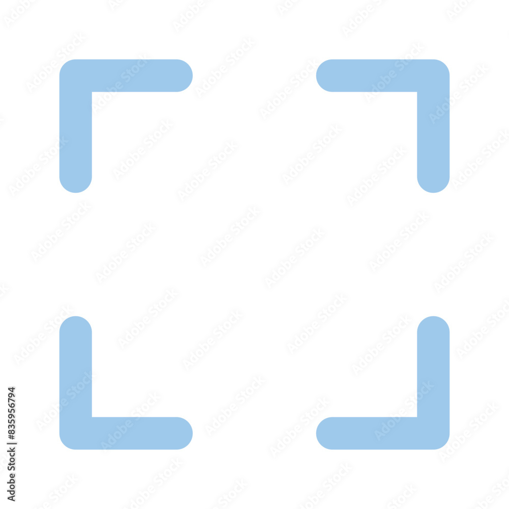 An icon of focus in trendy style, pixel perfect vector An icon of focus in trendy style, pixel perfect vector