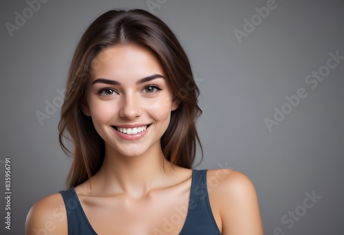 portrait of a beautiful woman smiling