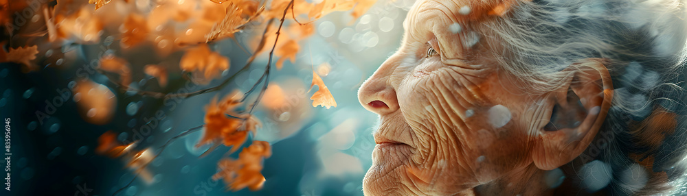Wisdom in Adversity: Elderly Patient Resilience Concept Portrait for Healthcare and Senior Ads on Photo Stock Wisdom in Adversity: Elderly Patient Resilience Concept Portrait for Healthcare and Senior Ads on Photo Stock
