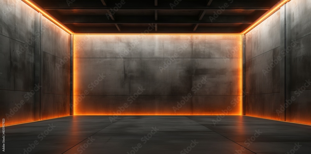 Minimalistic abstract interior of living room Minimalistic abstract interior of living room