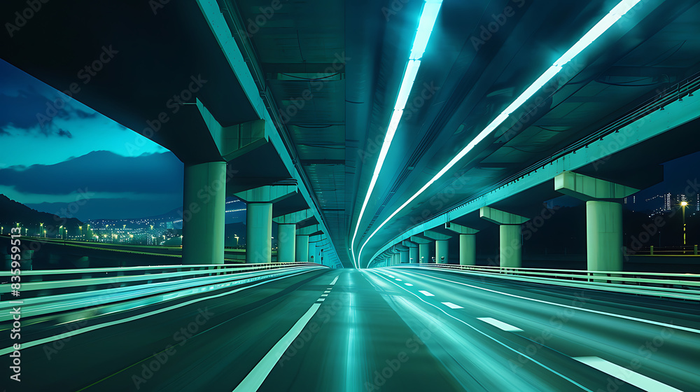 High-Speed Highway: A Dynamic Transportation Background High-Speed Highway: A Dynamic Transportation Background