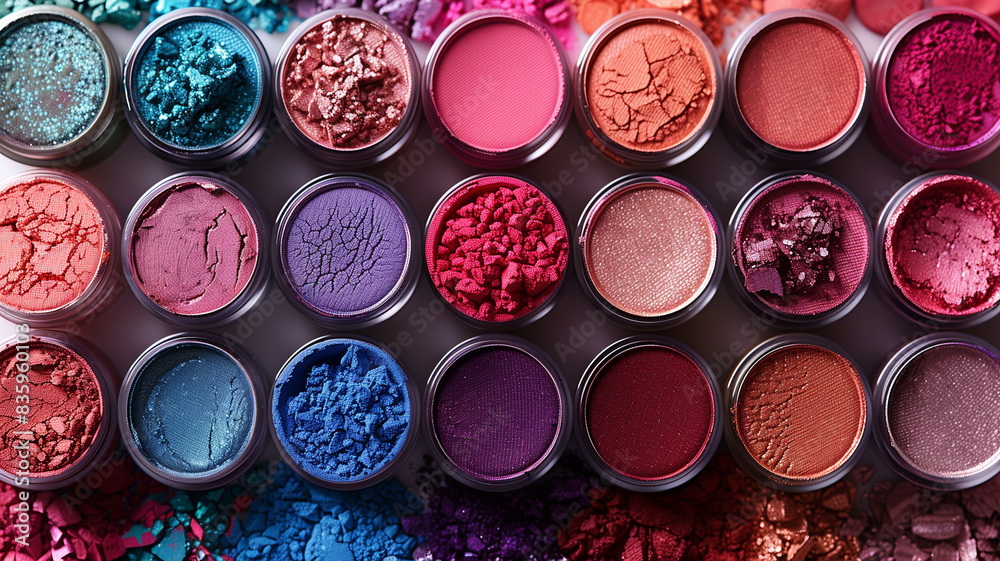 Makeup palette brushstrokes and makeup textures. Conceptual Makeup, Palette, Brushstrokes, Artistic,Generative AI, メイクアップパレットのブラシストロークとメイクアップテクスチャ。コンセプトメイクアップ、パレット、ブラシストローク、アーティスティック,Generative AI、 Makeup palette brushstrokes and makeup textures. Conceptual Makeup, Palette, Brushstrokes, Artistic,Generative AI, メイクアップパレットのブラシストロークとメイクアップテクスチャ。コンセプトメイクアップ、パレット、ブラシストローク、アーティスティック,Generative AI、