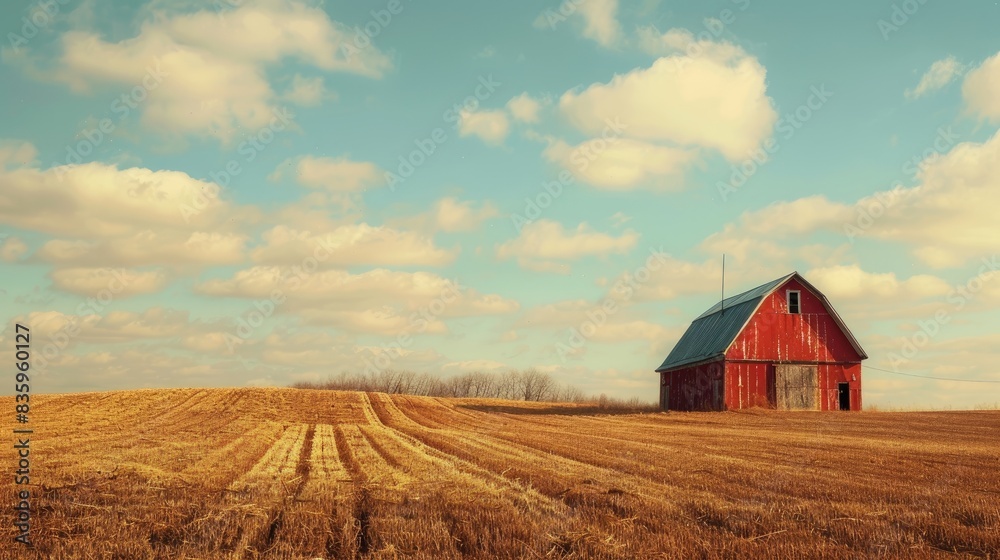 Building on a farm field Building on a farm field