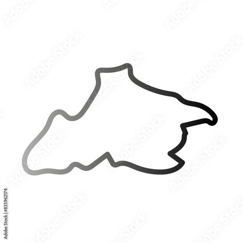 Tandjilé Est vector map 