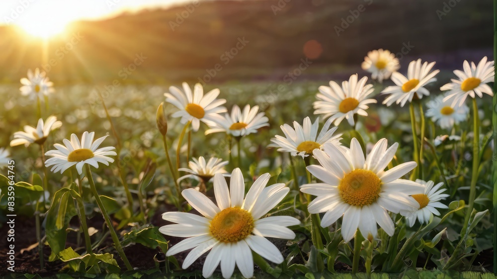 Obraz premium daisies in a field