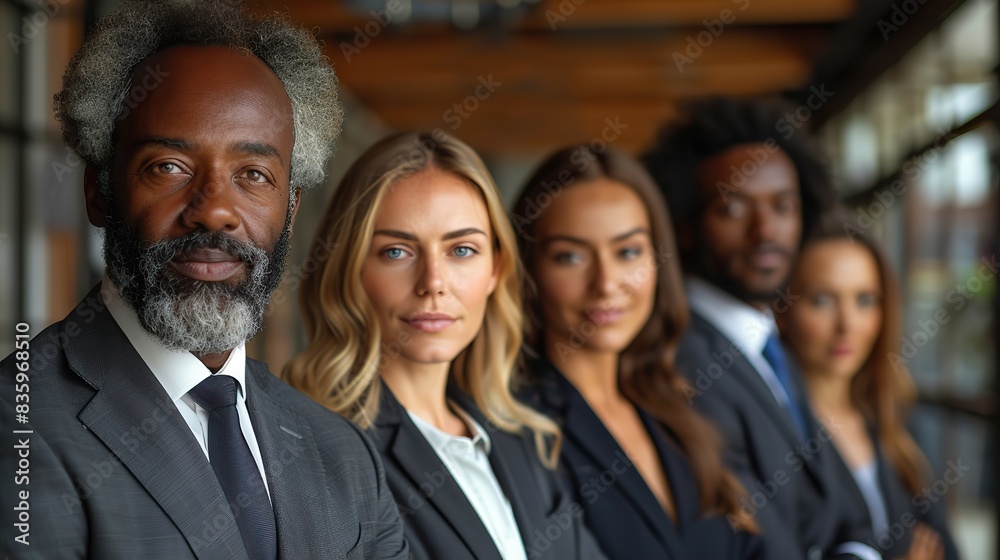 group of business people in a row .stock photo group of business people in a row .stock photo