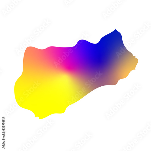 Logone Occidental vector map  photo