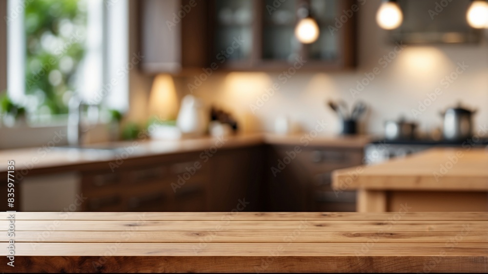 empty beautiful wood table top counter and blur bokeh empty beautiful wood table top counter and blur bokeh