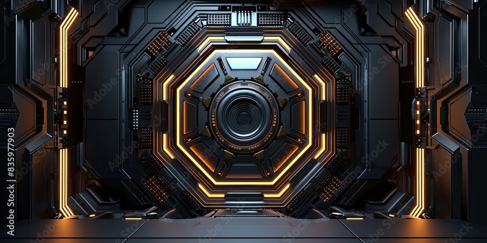 High-Tech Mechanical Gear System High-Tech Mechanical Gear System