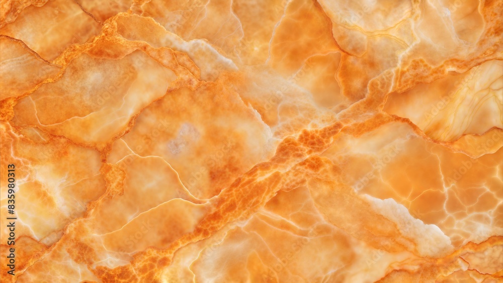 Orange marble texture abstract background