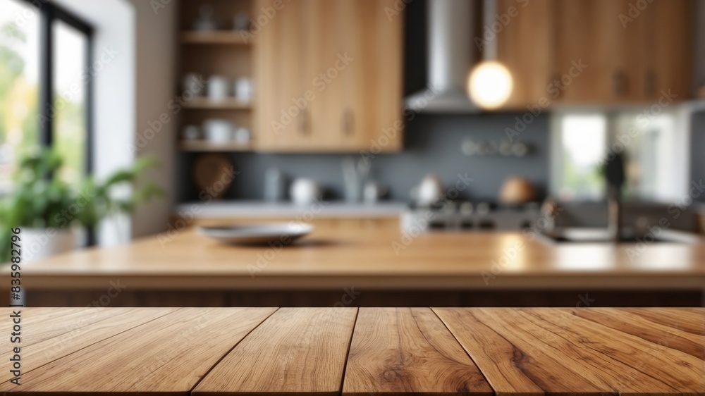 empty beautiful wood table top counter and blur bokeh empty beautiful wood table top counter and blur bokeh