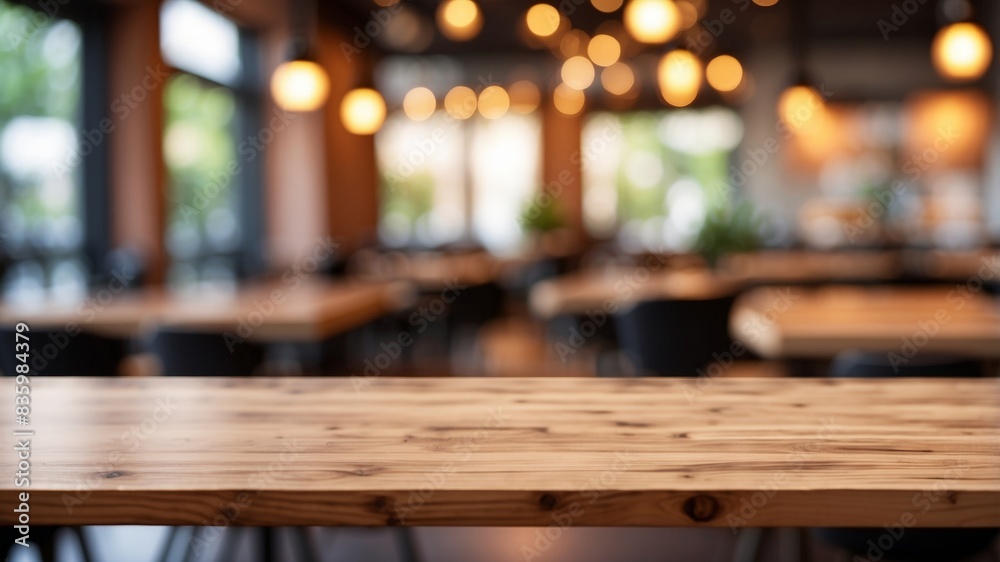 empty beautiful wood table top counter and blur bokeh empty beautiful wood table top counter and blur bokeh