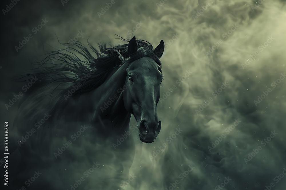 A majestic horse, showcasing its strength and beauty.