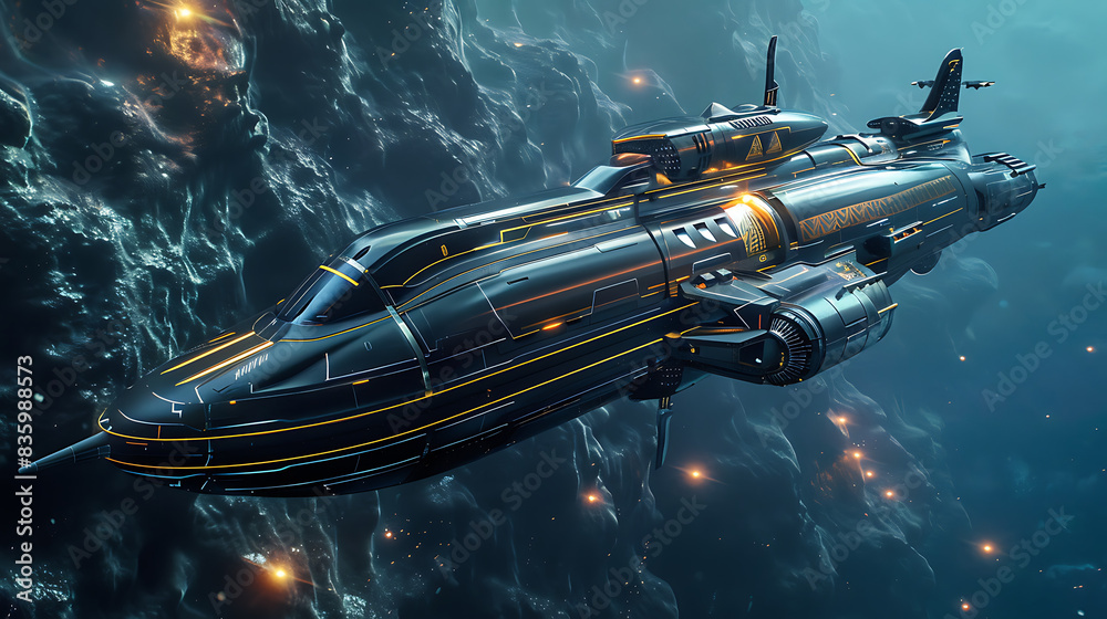 Futuristic Underwater Cargo Submarine: Redefining Transportation