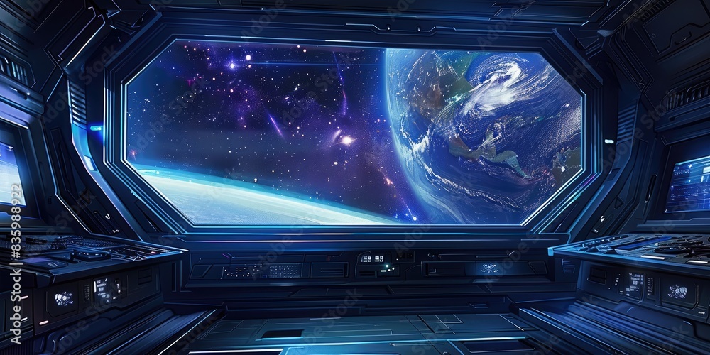 a image of a view of the earth from a space station a image of a view of the earth from a space station
