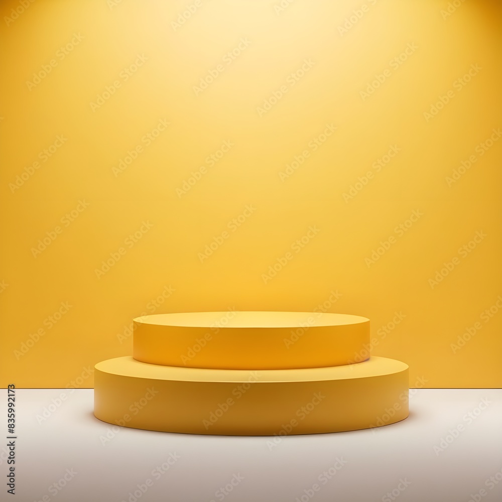 3D rendering of a a creative product Podium display 3D rendering of a a creative product Podium display