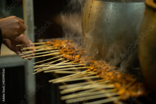 Sate or satay is a famous specialty dish in Indonesia