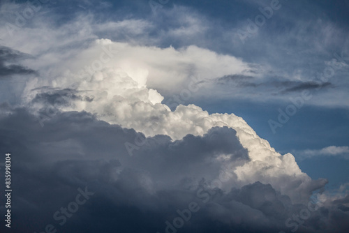 Wolkenstimmung kurz vor einem Gewitter photo
