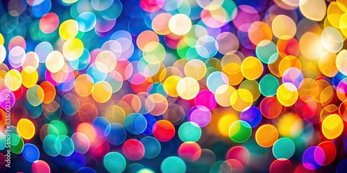 Bokeh background with colorful lights and circles, abstract, bokeh, background, colorful, lights, circles, pattern, texture, soft focus, defocused, blurred, vibrant, artistic, artistic