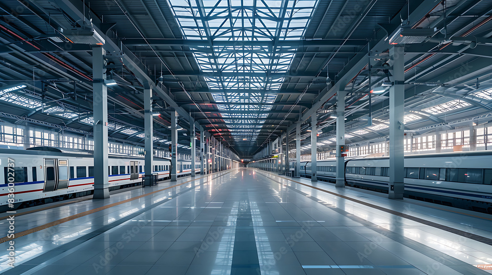 High-Speed Electric Train: Revolutionizing Transportation in a Futuristic City High-Speed Electric Train: Revolutionizing Transportation in a Futuristic City