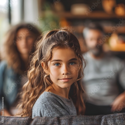 Thoughtful Teenager Reflecting on Mental Health and Family Communication