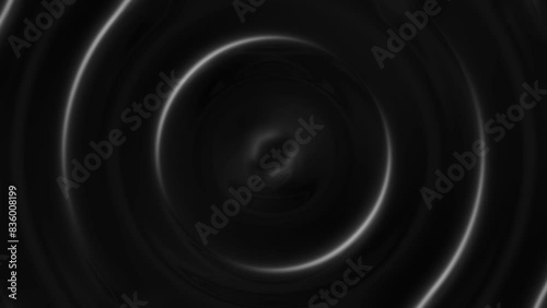 Ripple splash of water waves on the surface of a drop. Gravity Capillary Water Waves Motion seamless loop. Realistic splash water. Circle ripple water. place for text. 