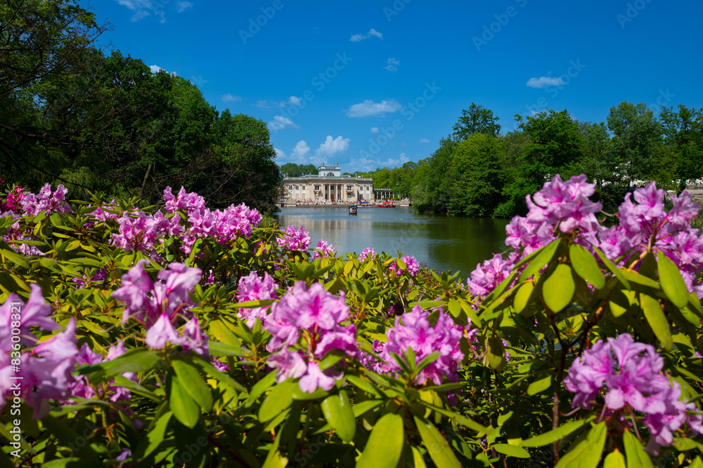 2023-06-08; Palace in the Royal Lazienki Park, Warsaw, Poland. 2023-06-08; Palace in the Royal Lazienki Park, Warsaw, Poland.