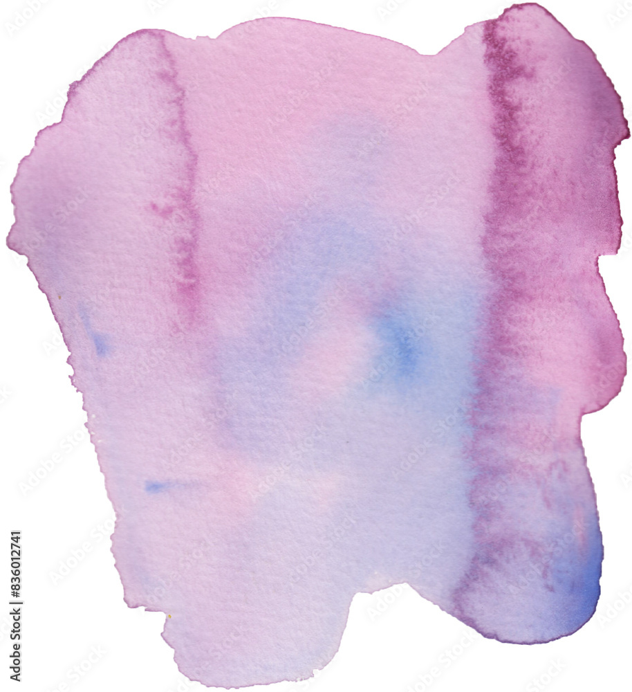 Fototapeta premium Watercolor Abstract Splash Blob Organic