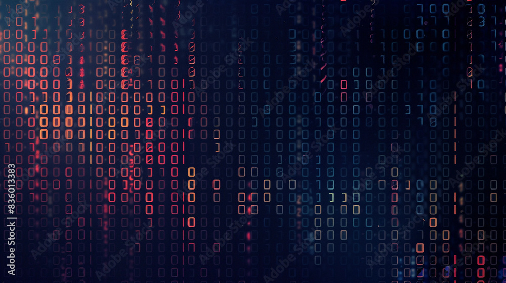 Binary code abstract texture background Binary code abstract texture background
