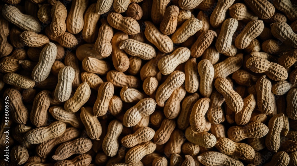 Full Frame Close Up of a Pile of Peanuts Full Frame Close Up of a Pile of Peanuts