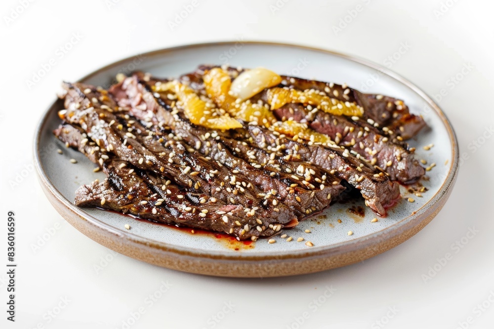 Grilled Skirt Steak with a Symphony of Japanese Beer Flavors Grilled Skirt Steak with a Symphony of Japanese Beer Flavors