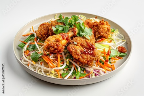 Glistening Asian Chicken with Pho Slaw