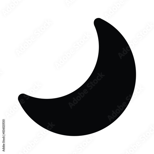 User interface icon design, night mode vector design