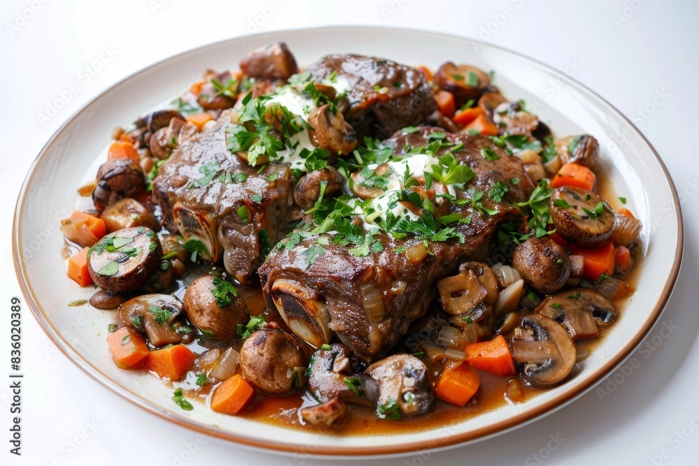 Fototapeta premium Delicious Veal Entrée for Special Occasions