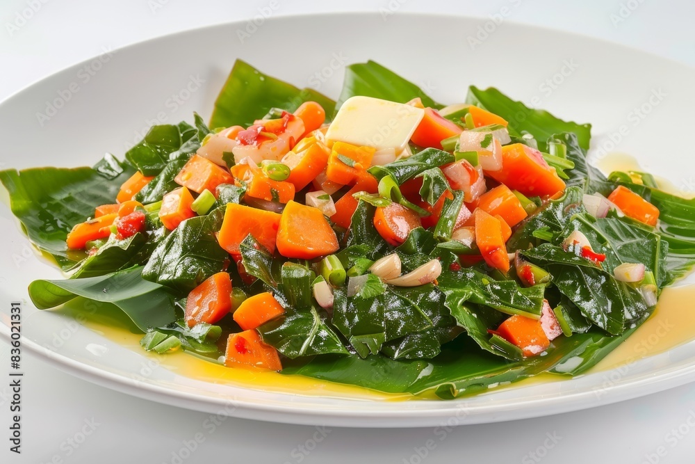 Tantalizing Callaloo and Sweet Potato Curry with Lime Juice Tantalizing Callaloo and Sweet Potato Curry with Lime Juice