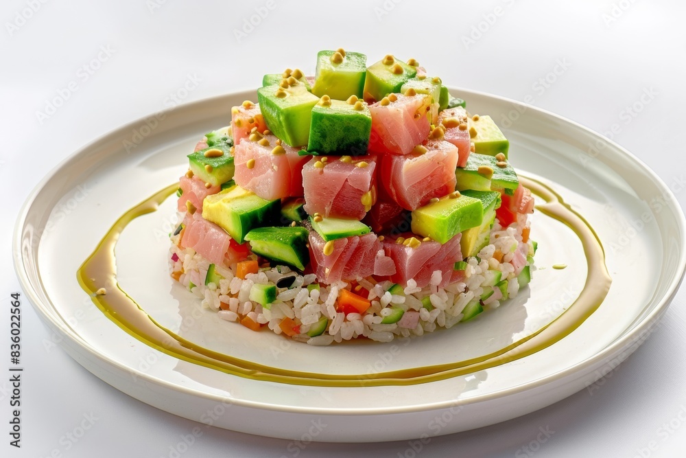California Dreamin' Poke with Ahi Tuna and Avocado Bliss California Dreamin' Poke with Ahi Tuna and Avocado Bliss