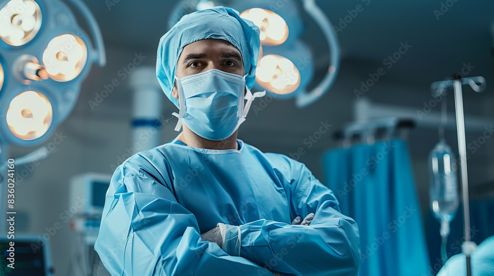 Surgeon in the surgery room Surgeon in the surgery room