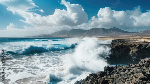 Puertito de los Molinos Tide Breakers Fuerteventura Canary Islands photo