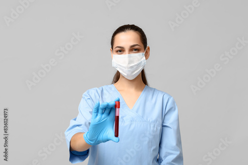 Portrait of female doctor i...