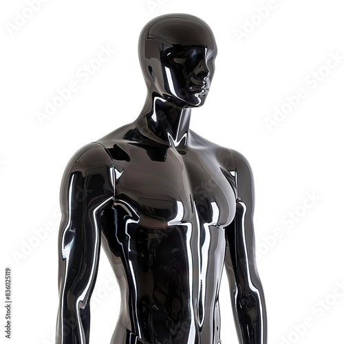 Black mannequin cut out