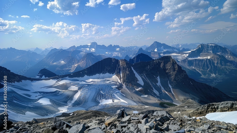 Obraz premium Spectacular Scenery from the Summit