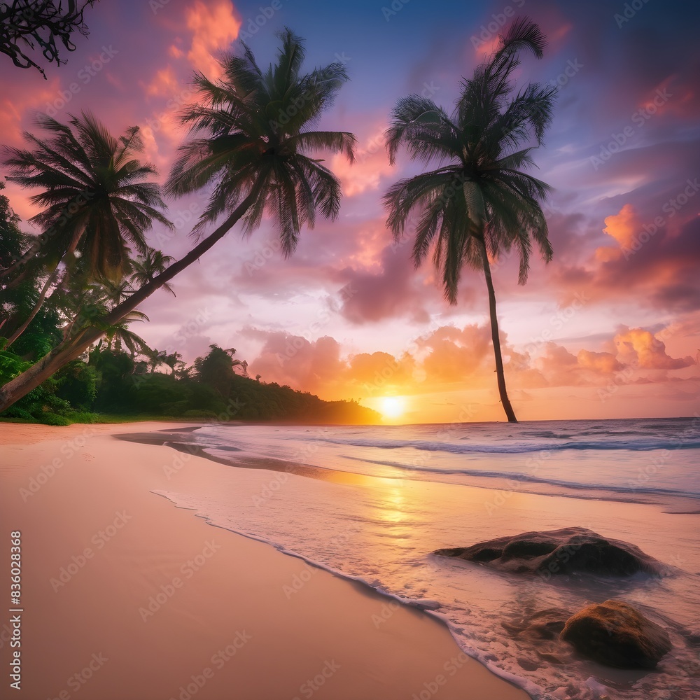 Tranquil Moments: Embracing the Beauty of a Tropical Sunrise Tranquil Moments: Embracing the Beauty of a Tropical Sunrise